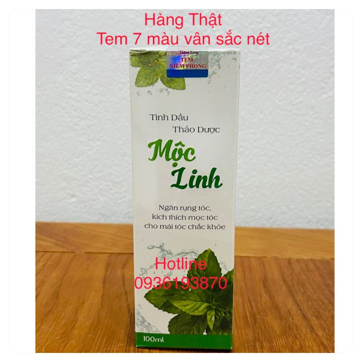 TINH DẦU THẢO DƯỢC MỘC LINH- XỊT TÓC. 