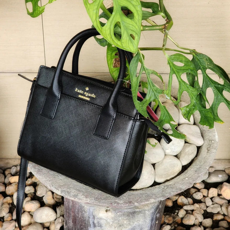 Kate spade discount black leather satchel