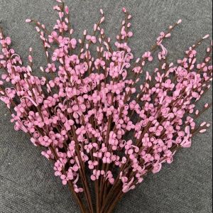 10 Pcs Artificial Jasmine Simulation Cherry Blossom Branch Fake Cherry Blossom Flower Branch Artificial Sakura Flower