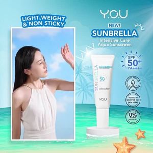 YOUTOP1AquaSunscreenSunbrellaIntensiveCareAqua40mlSunblockSunProtectorSPF50+PA++++PelindungMatahari