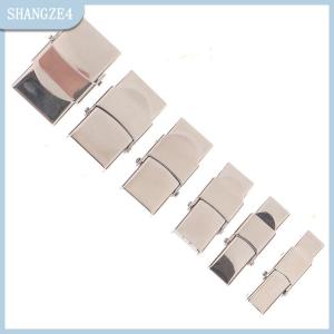 【SHANGZE4】 10 chiếc móc kẹp hàm bằng thép móc cài dây đồng hồ khóa ren kết nối trang sức tự làm