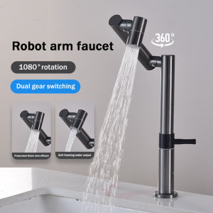 SRUE 304 stainless arc type kitchen faucet Brushed stainless steel bathroom faucet sink faucet Light luxury Copper faucet