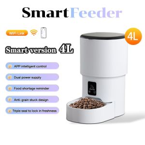 4L Smart Pet Feeder Automatic Cat Feeder Dog Food Automatic Dispenser WIFI+APP Control