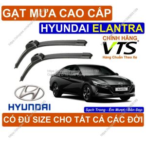 Gạt Mưa Kính Lái Cao Cấp Hyundai Elantra Cặp G.ạt Mưa Kính Lái Hyundai Elantra Có Đ.ủ Size Cho Các Đời Xe Elantra