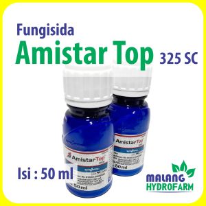 Fungisida Amistar Top 325 SC 50 ml obat fungi hama jamur hidroponik sayur busuk pestisida sistemik amistartop syngenta