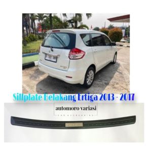 Sill Plate Side Scuff Plate Black Pinjakan Kaki Belakang Suzuki Ertiga Lama 2013 - 2017 Hitam