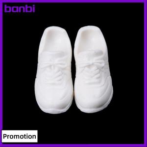banbi Kawaii รองเท้ากีฬาสีขาวเหมาะสำหรับตุ๊กตา blyth ตุ๊กตาตุ๊กตาอุปกรณ์ตุ๊กตา