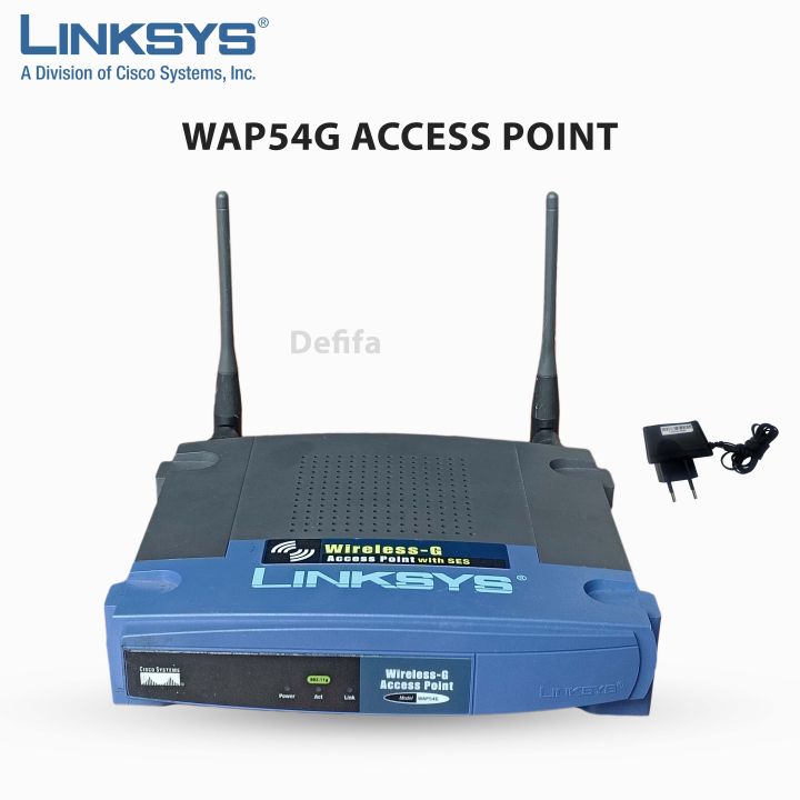 Linksys Cisco Wireless WIFI Access Point WAP54G Mantabs Lazada Indonesia