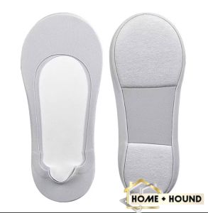 HOME + HOUND WomenS 3D Arch Invisible Shallow Mouth Boat Socks Soft Sponge Cushioning Compression