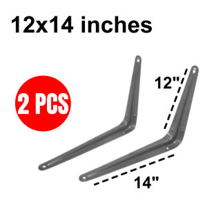 Shelf Bracket 1Pair L-shaped Shelf Support w/out Screws DIY Cabinet Bracket