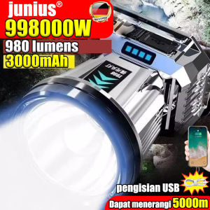 8 kali lebih terang Senter cas kepala 300W Senter kepala super terang 500000Lumens 1865000mah 999 jam penggunaan Tahan air dan tahan jatuh Cocok untuk Memancing malam berkemah hiking Senter kepala Senter terang jarak jauh Senter kepala led super terang