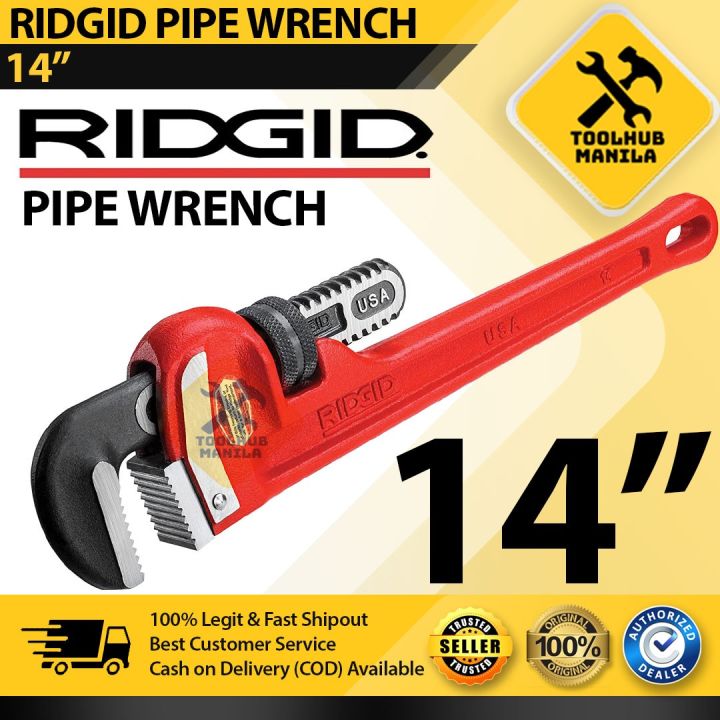 Clé à Tuyaux RIDGID 14 Pouces - Heavy Duty - Occasion, Fabriquée Aux USA