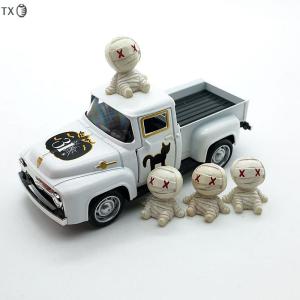 TX💓 ของตกแต่งบาร์กาแฟรถบรรทุกแนวย้อนยุคแนวฮาโลวีนตกแต่งรถบรรทุกโลหะสไตล์บ้านไร่น่ารักขนาดเล็กโมเดลหล่อแบบวินเทจ