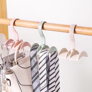 Dovin ที่แขวนกระเป๋า แขวนเข็มขัด ที่แขวนของอเนกประสงค์ แขวนเนคไท หมุนได้ 360 องศา Bag Hanger
