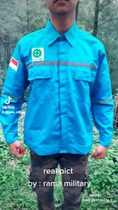 KAMEJA KERJA ATASAN / BAJU TEKNISI / LAS / WEARPACK TANGAN PANJANG