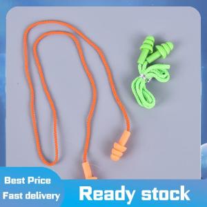 Sports🚴🏻‍♀️ Nút tai Silicone nút tai Ngủ Nút tai giảm tiếng ồn Nút tai bơi với dây thừng