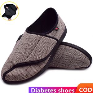 Women  Mens Wide Width Diabetic Shoes Adjustable Closures Memory Foam Slippers for Elderly Arthritis Edema Plus Size 35-49