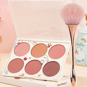☬Blush genuine goods Naked Makeup Natural Makeup Artist Special Fit One Plate Naked Makeup Natural Six Color Rouge Orange Matte❄