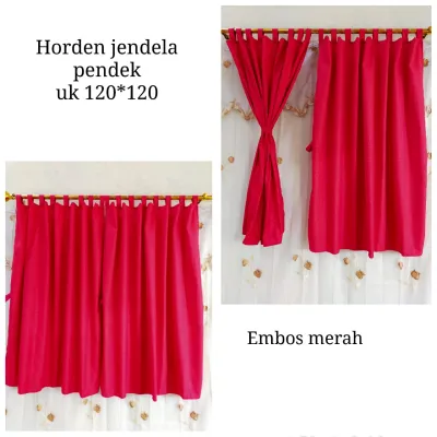 GORDEN JENDELA PENDEK UKUR 120*120