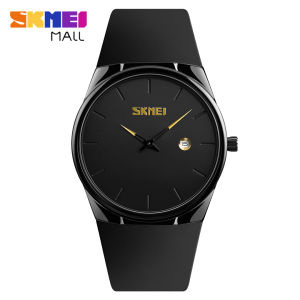 SKMEI 1509 Fashion Men Quartz Watch Casual Date Simple Genuine Ultra-thin Wristwatch 30m Waterproof
