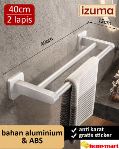 gantungan handuk serbaguna kamar mandi dapur wastafel GH-L izuma