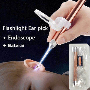 Xinyan Alat Korek Kuping LED Flashlight Earpick Clean Pembersih Kuping telinga