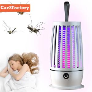 Mosquito Killer Lamp USB Rechargeable Bug Zapper Trap for Indoor Outdoor Use with LED Light