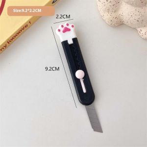 Lebi Mini Xách Tay Mèo Của Chân Dao Cắt nghệ thuật Chia Nhanh con dao nhỏ Bàn cắt giấy Hình Nền Dao Dao Cho Thủ Công Sinh Viên Đa-Mục Đích Dễ Thương