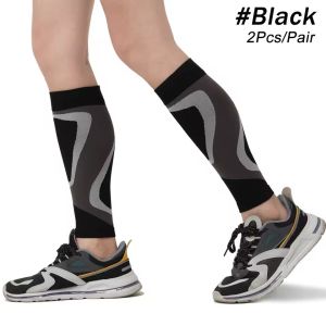 Buzesty ชุดแขนรัดน่องสำหรับผู้หญิงผู้ชายปลอกขาหนังลูกวัวแขนการรัดขาสำหรับรองรับเฝือกประคองปั่นจักรยานวิ่ง1คู่