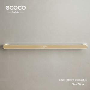 ชั้นวางผ้าเช็ดตัวในห้องน้ำ Ecoco ที่ทันสมัยเรียบง่ายการออกแบบจุกดูดติดผนัง