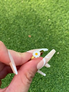 Daisy Flower Spinner Rings Adjustable Open Ring Anxiety Stress Relief Stackable Ring for Couple Women Men Gift