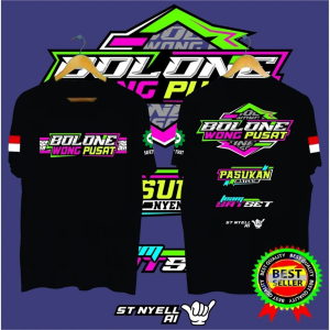 KAOS TSHIRT BAJU DISTRO BOLONE WONG PUSAT