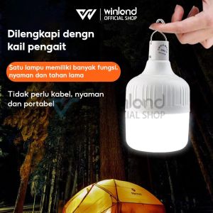 Modus Pengisian Bohlam Emergency Lampu cas LED LAMPU LED DI CAS Lampu Tenda Camping 120W-320w