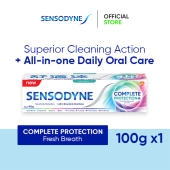 SENSODYNE Toothpaste Complete Protection 7-In-1 Benefits for Complete Daily Care Multi Benefits Fresh Breath 100g x 1