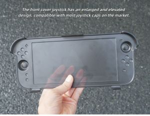 Fatbear đen cao su chống rơi Vỏ bảo vệ chiến thuật bậc quân sự đệm vỏ bảo vệ bìa cho Bộ chuyển đổi Nintendo 2 NS2