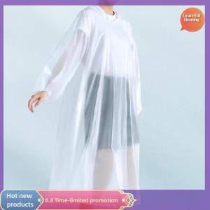 Graceful Portable Thickened Raincoat Travel Outdoor Rainwear Waterproof Women And Men Disposable Camping Rain Cover Travel Supplies