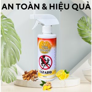 Chai Xịt Xua Đuổi Thạch Sùng Thằn Lằn Vim Lizard Nano 500ml Xuất Xứ Thảo Mộc An Toàn Thân Thiện
