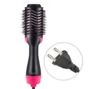 Hot Air Brush 3 in 1 Hair Styling Dryer Straightener Curler Multifunction Hairdryer Pelurus Kerinting Rambut Elektrik