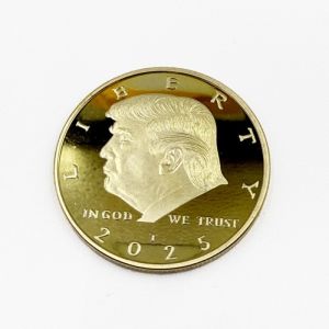 40mm Koin Kripto Lengkap Crypto Koin Gift Koin Peringatan Logam Trump