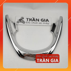 Ốp cảng sau xe Grande năm 2023 2024 2025 chụp tay dắt xi inox đời mới nhất - phụ kiện trang trí Yamaha