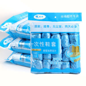100/500pcs Disposable Shoe Covers / Durable Waterproof Indoor Shoe Cover / Premium Thickened Plastic Protective Shoe Cover / Non-slip Boot Shoes Covers for Women & Men