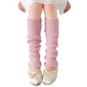 Trẻ em xuân hè vớ mỏng Stackable bọc ấm chân vớ tay áo với Ruffle detaiing cho cô gái thời trang Hàng dệt kim