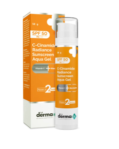 The Derma Co C-Cinamide Sunscreen For All Skin Types Spf 50 Aqua Gel- 50Gm