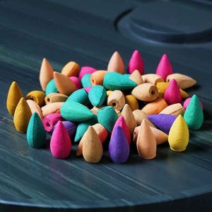 Waterfall Incense Burner Holder Mountains River Stick Holder Buddhism Aroma Backflow Incense Cones For Home Office House Decor