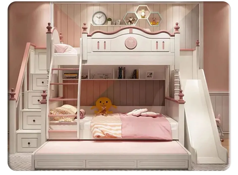 Girls bunk cheap bed sets