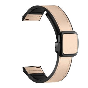 สายนาฬิกาหนังสำหรับ Coros Pace 4 สายนาฬิกาข้อมือซิลิโคน Band Magnetic Buckle Bracelet Watchband