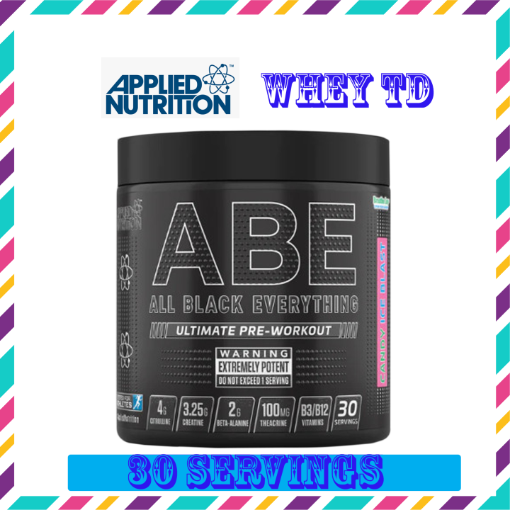 Tăng Sức Mạnh Pre workout ABE 30 lần dùng Vị Candy Ice Blast 315G ...