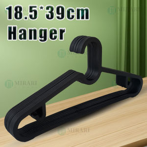 Durable For 99 Years Hanger For Clothes 20/50pcs Non-slip clothes hanger matibay makapal Coat Hanger Hanger Set Black Hanger