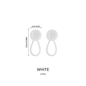 Collar Extenders Elastic Button Extender Neck Extenders for Women Men Dress T-Shirts No Sewing Instant Extension