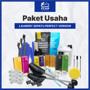 Flap Shoes Care Paket Pembersih Sepatu Shoes Cleaner Kit Expert Package